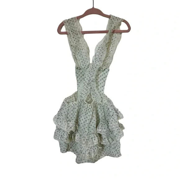 True Vintage 1950s Hollywood Needlecraft Ruffle Sunsuit Bubble Romper Playsuit - Picture 6 of 7
